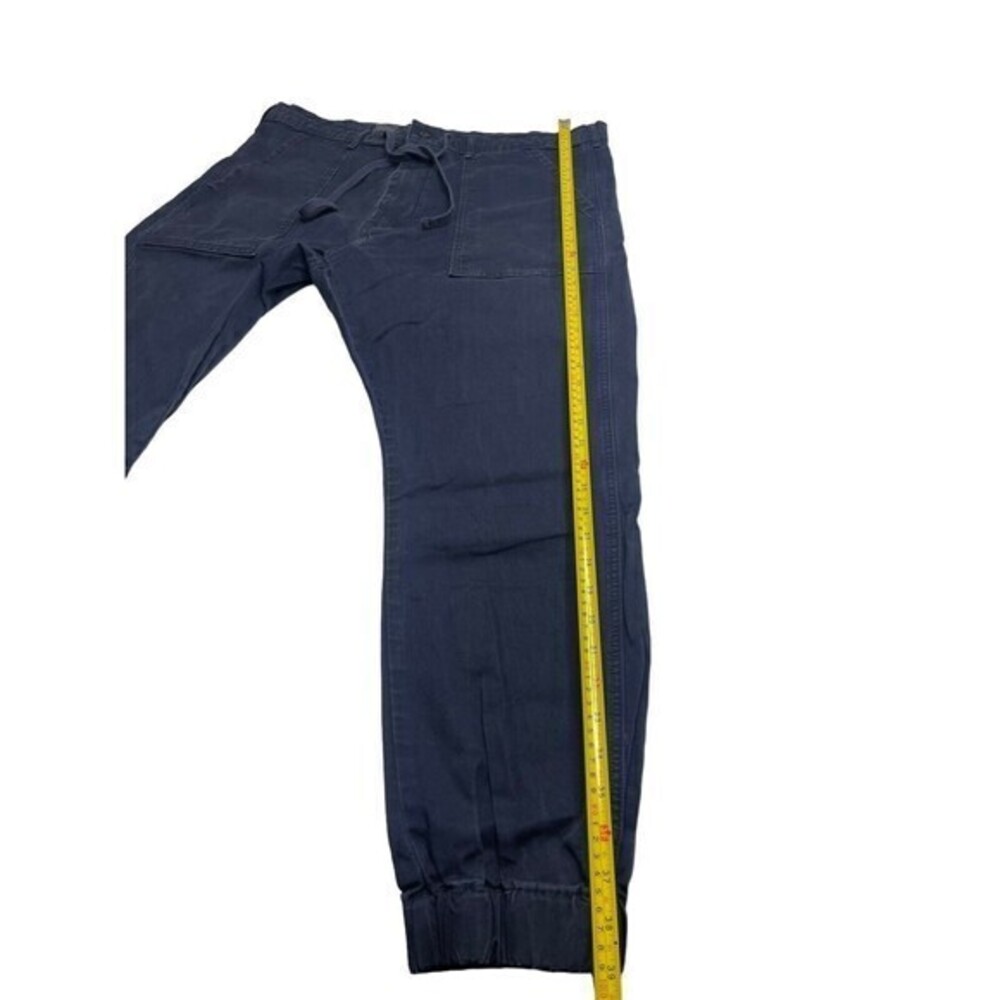 Levis Strauss Co Jogger Pants Unisex 38x27 Dark Blue Drawstring Waist Cotton - Picture 6 of 8